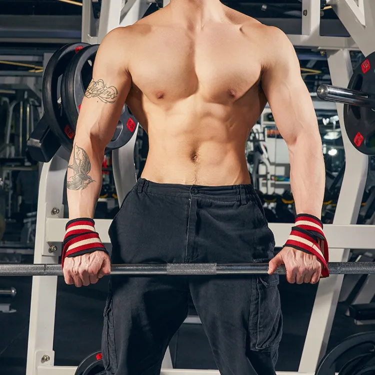 8-shaped Sports Booster Belt Grip Belt Fitness Pull-up Assist Belt Sports Bracer, Size:XL(Red)