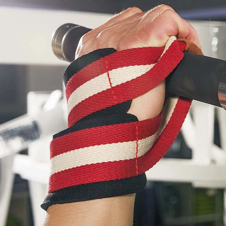8-shaped Sports Booster Belt Grip Belt Fitness Pull-up Assist Belt Sports Bracer, Size:XL(Red)