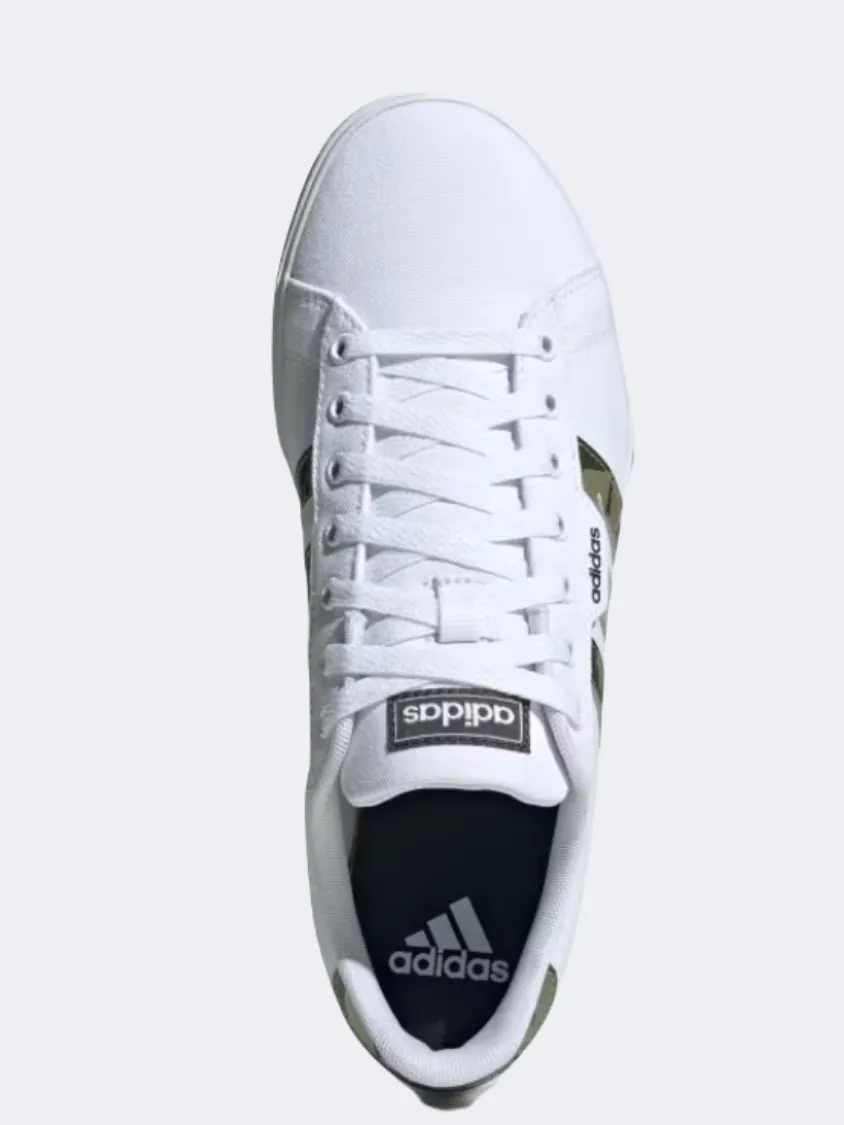 Adidas Daily 3 Men Sportswear Shoes White/Olive Strata