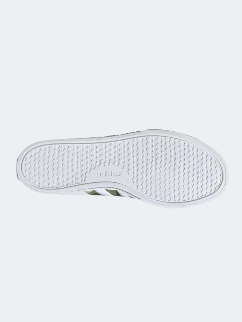 Adidas Daily 3 Men Sportswear Shoes White/Olive Strata