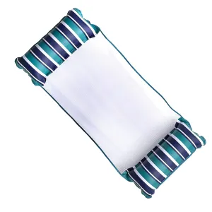 Aqua Monterey XL Hammock 4 in 1 Inflatable Pool Float, Teal/Blue (Open Box)