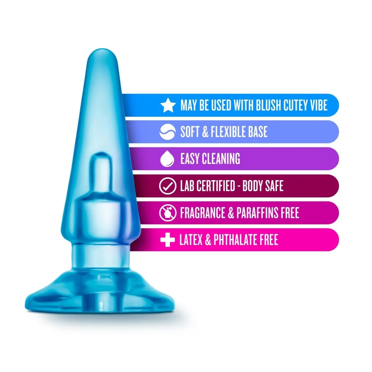 B Yours - Basic Anal Plug - Blue