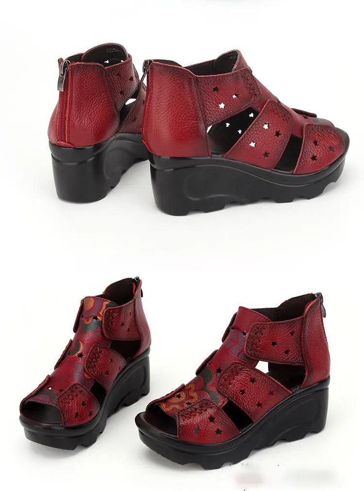Ethnic Style Fish Toe Summer Sandals