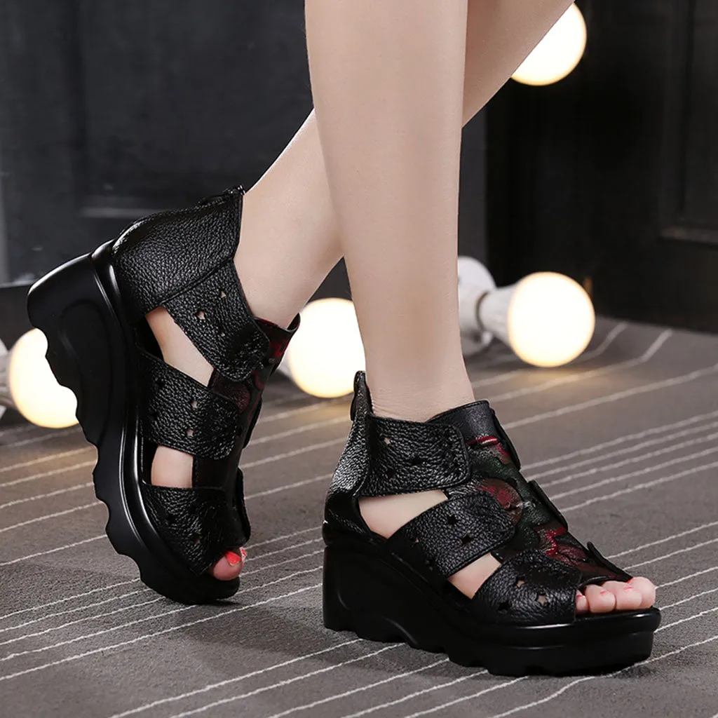 Ethnic Style Fish Toe Summer Sandals