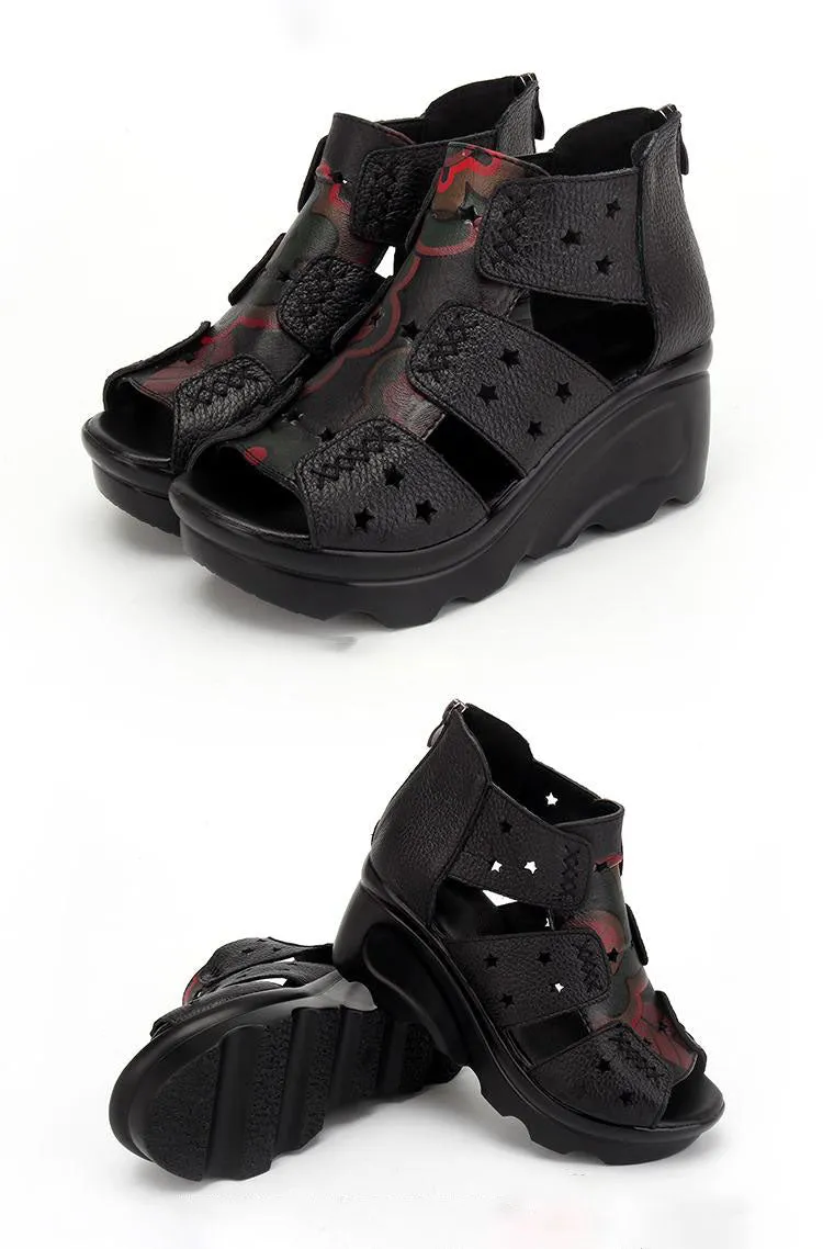 Ethnic Style Fish Toe Summer Sandals
