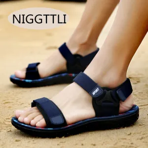 Fashion Sandals Men 2017 Vintage Rome Style Summer Beach Breathable Casual Solid Men Sandals 3 Colors Size 39-44  1625