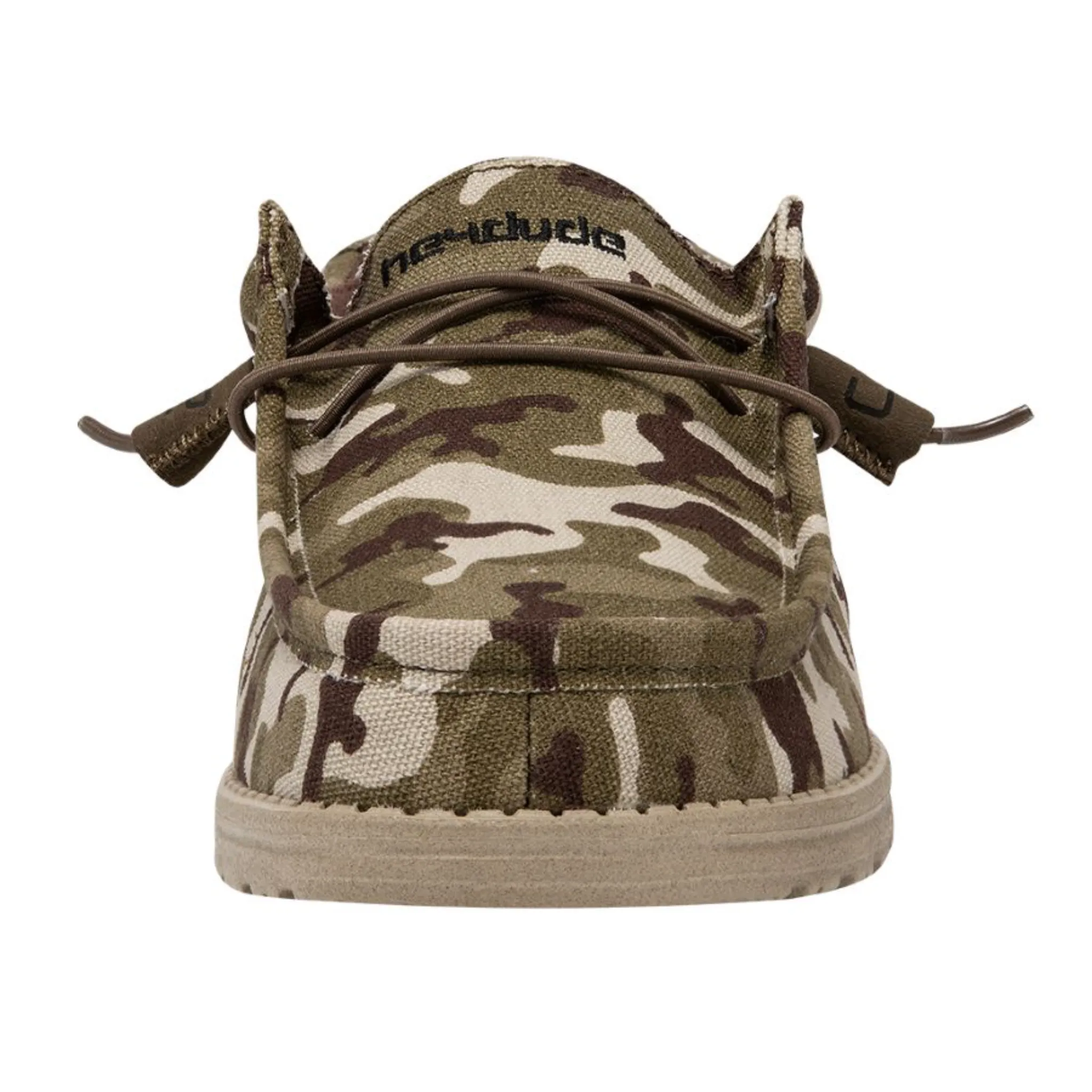HEY DUDE KID'S WALLY YOUTH CAMO FLAG SLIP ON SHOES - 130137037