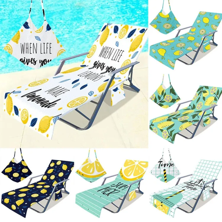 Microfiber Beach Recliner Cover Absorbent Quick Dry Recliner Mat(12)