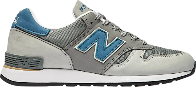 New Balance 670 Made in England 'Grey Slate Blue' Sneakers, Gray