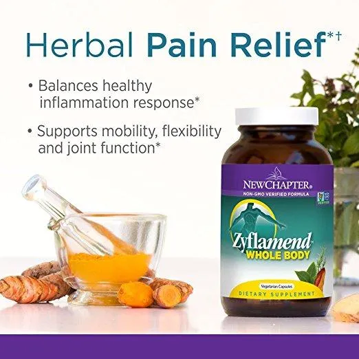 New Chapter Zyflamend Whole Body Herbal Pain Relief - 120 Vegetarian Capsules