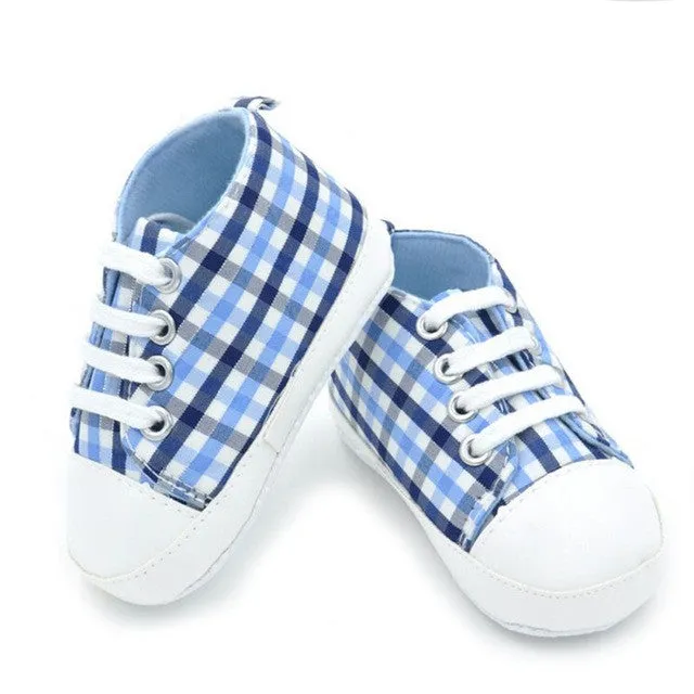 New High quality baby shoes girls boys 2016 fashion rainbow canvas shoes soft prewalkers casual baby shoes WY-01