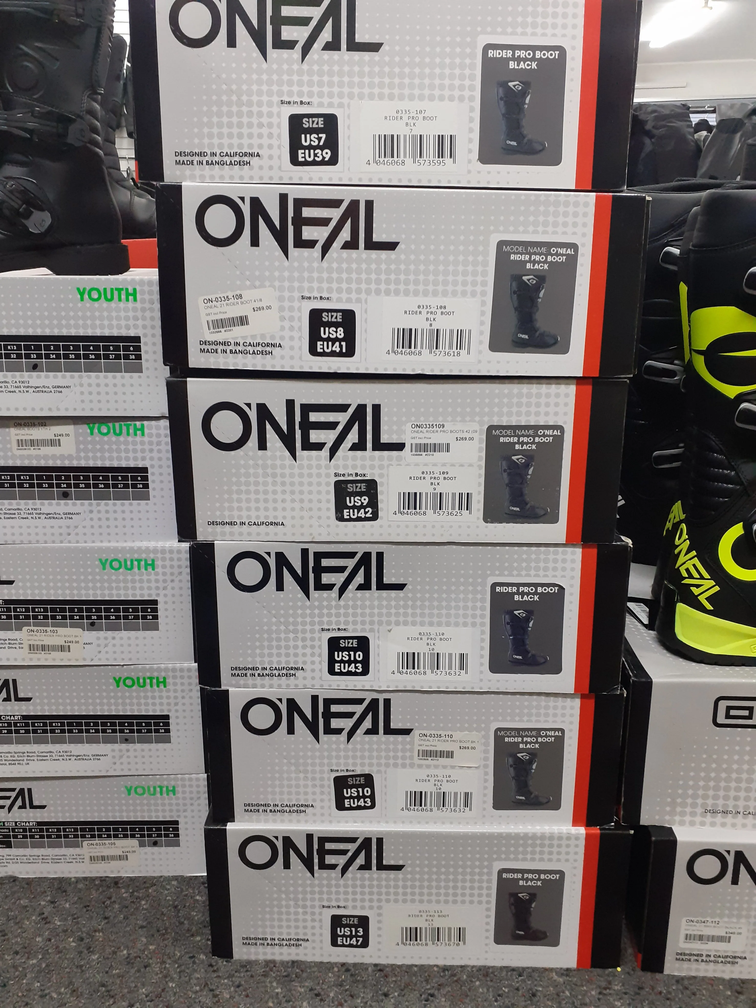 O Neal Pro Rider Boot Clearance