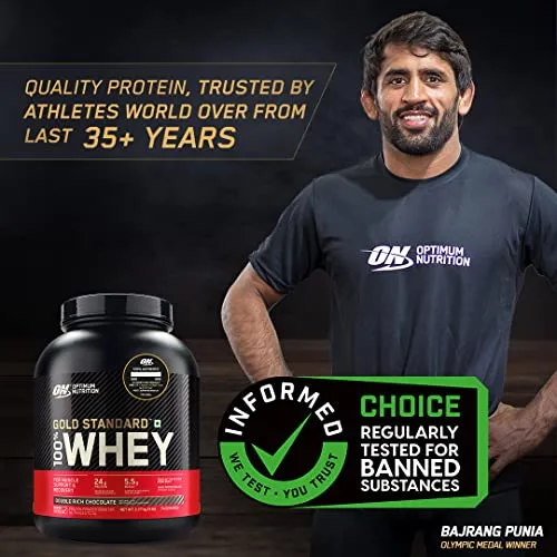 Optimum Nutrition (ON) Gold Standard 100% Whey Protein Powder - 1 lb (Double Rich Chocolate), Primary Source Isolate