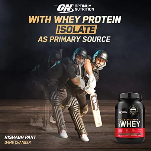 Optimum Nutrition (ON) Gold Standard 100% Whey Protein Powder - 1 lb (Double Rich Chocolate), Primary Source Isolate