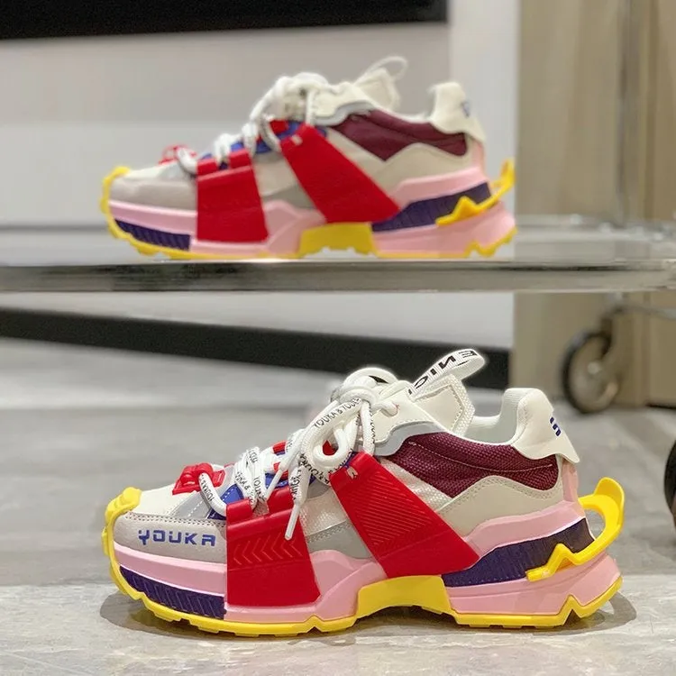 Pre Order:  Multicolor Chunky Sneakers