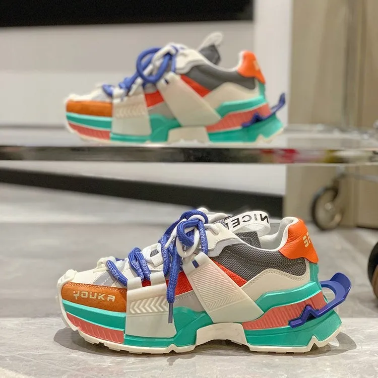 Pre Order:  Multicolor Chunky Sneakers