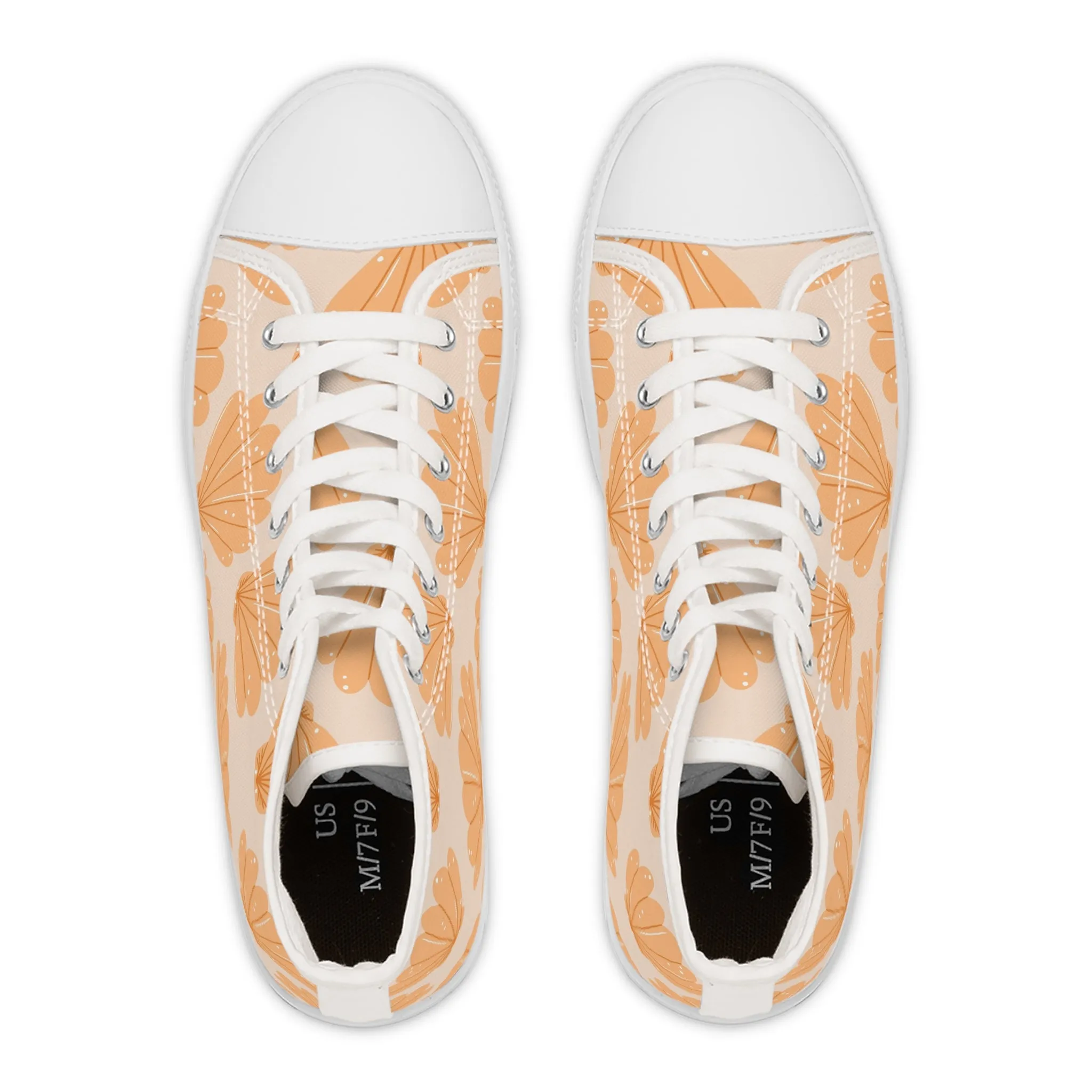 Sea Scallop Women's High Top Sneakers