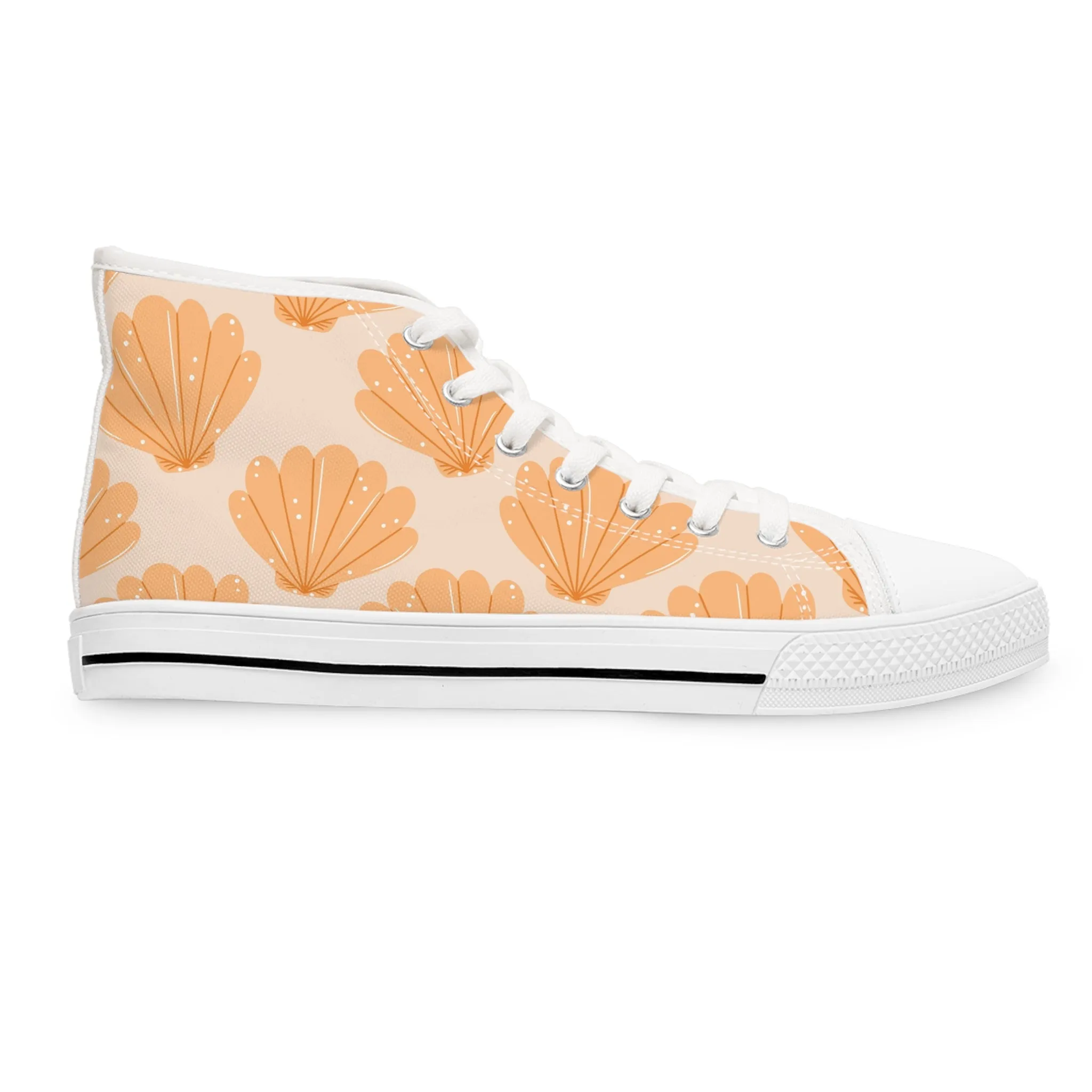 Sea Scallop Women's High Top Sneakers
