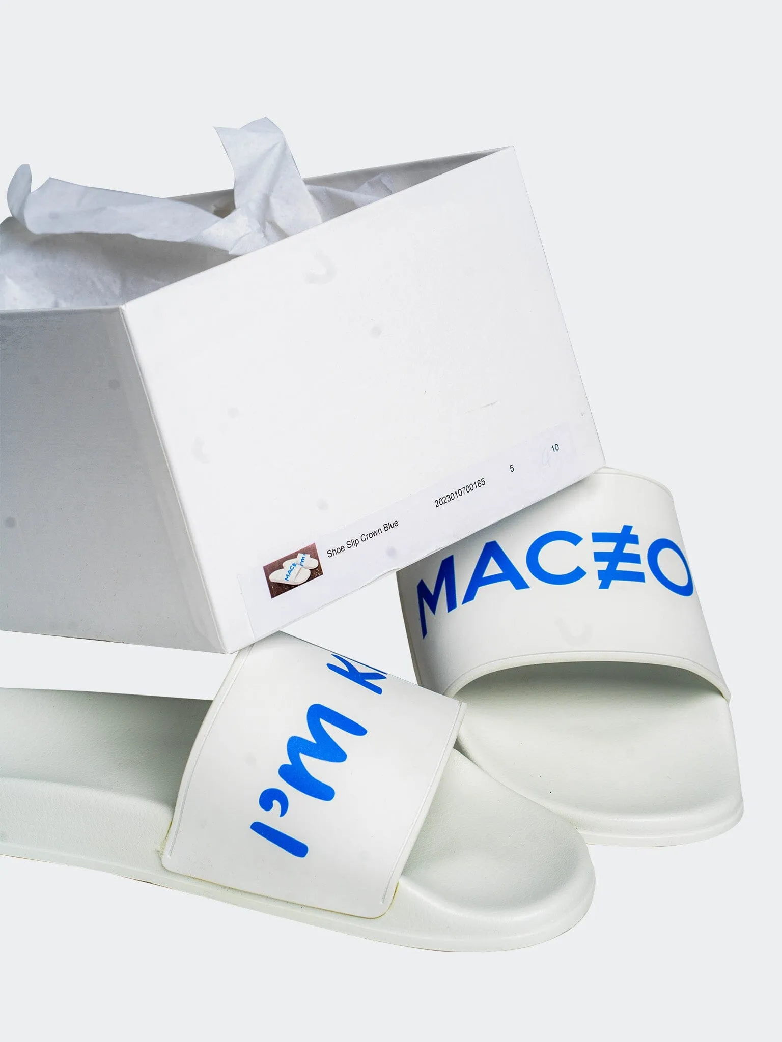 Shoe Slip Crown Blue