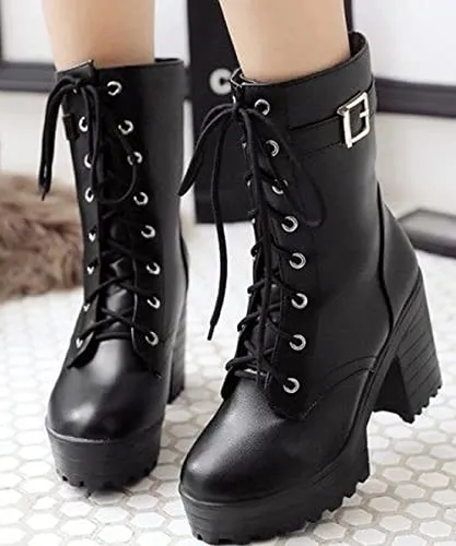 STRASSE PARIS Women's & Girls Stylish,Comfortable & Fashionable, Synthetic Leather, Boots for Women | Casual Boots