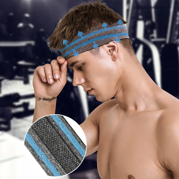 T1 Outdoor Sports Sweat Guide Headband(Black)