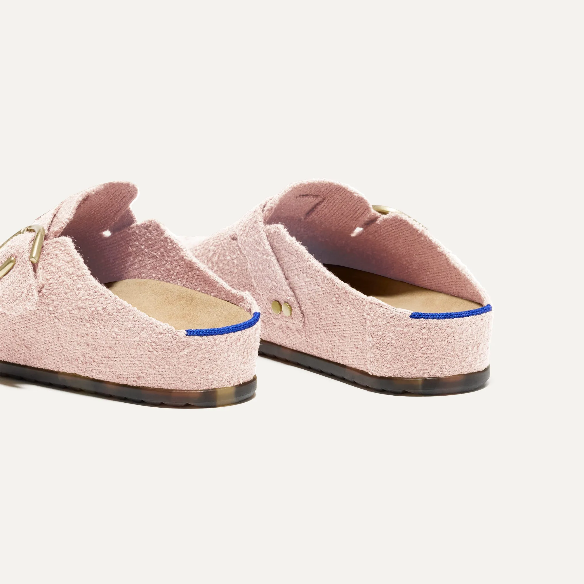 The Buckle Clog - Ballerina Bouclé